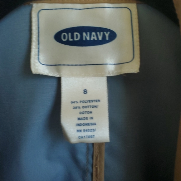 Old Navy Tan Trench Coat - Picture 3 of 6